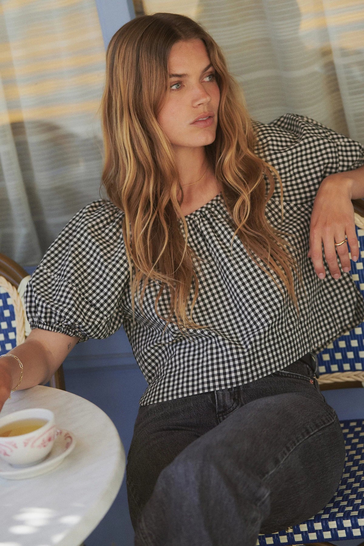 Gia Poplin Blouse Tops Marine Layer