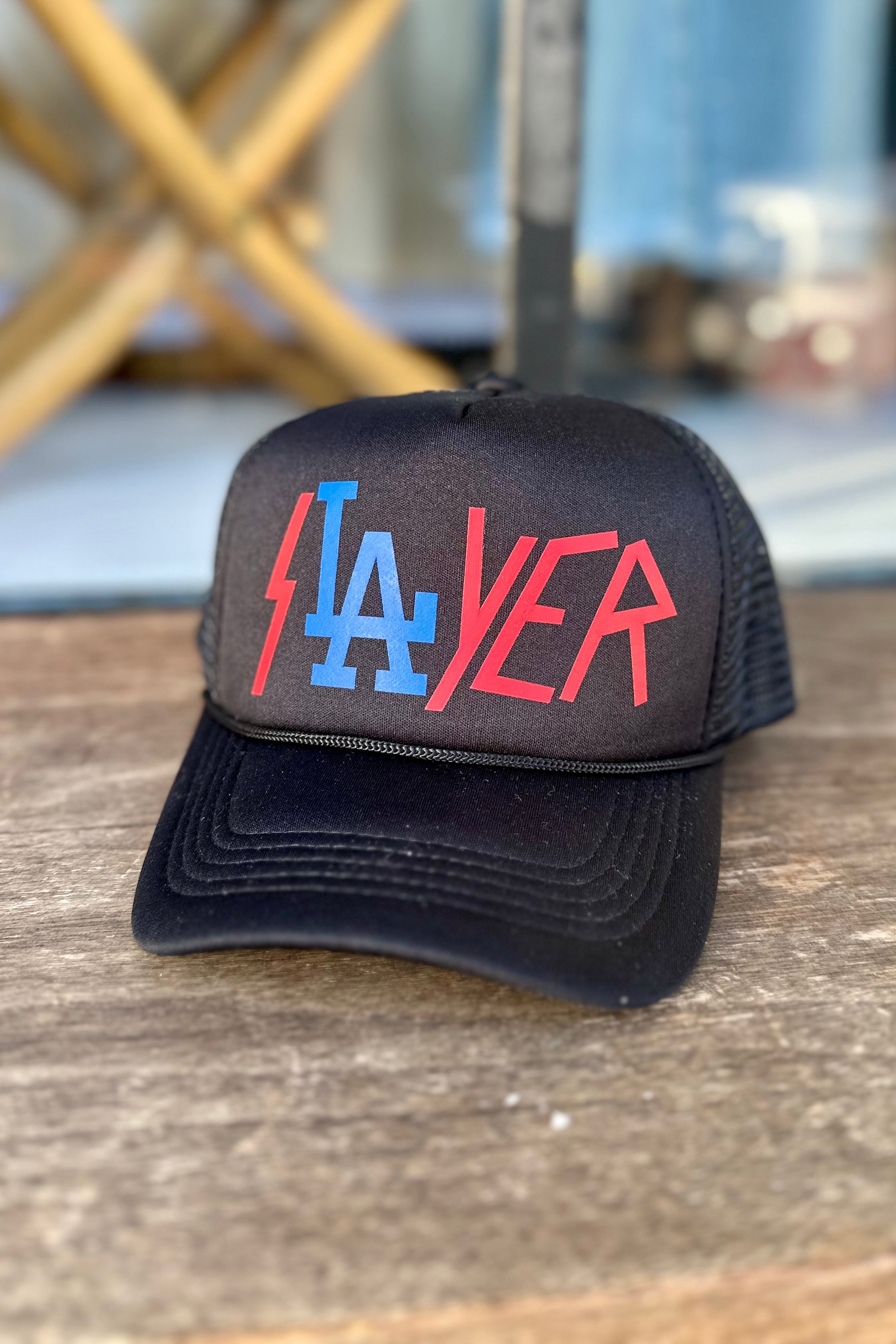 Slayer Trucker Hat Accessories Trash Flower Trucker Hats