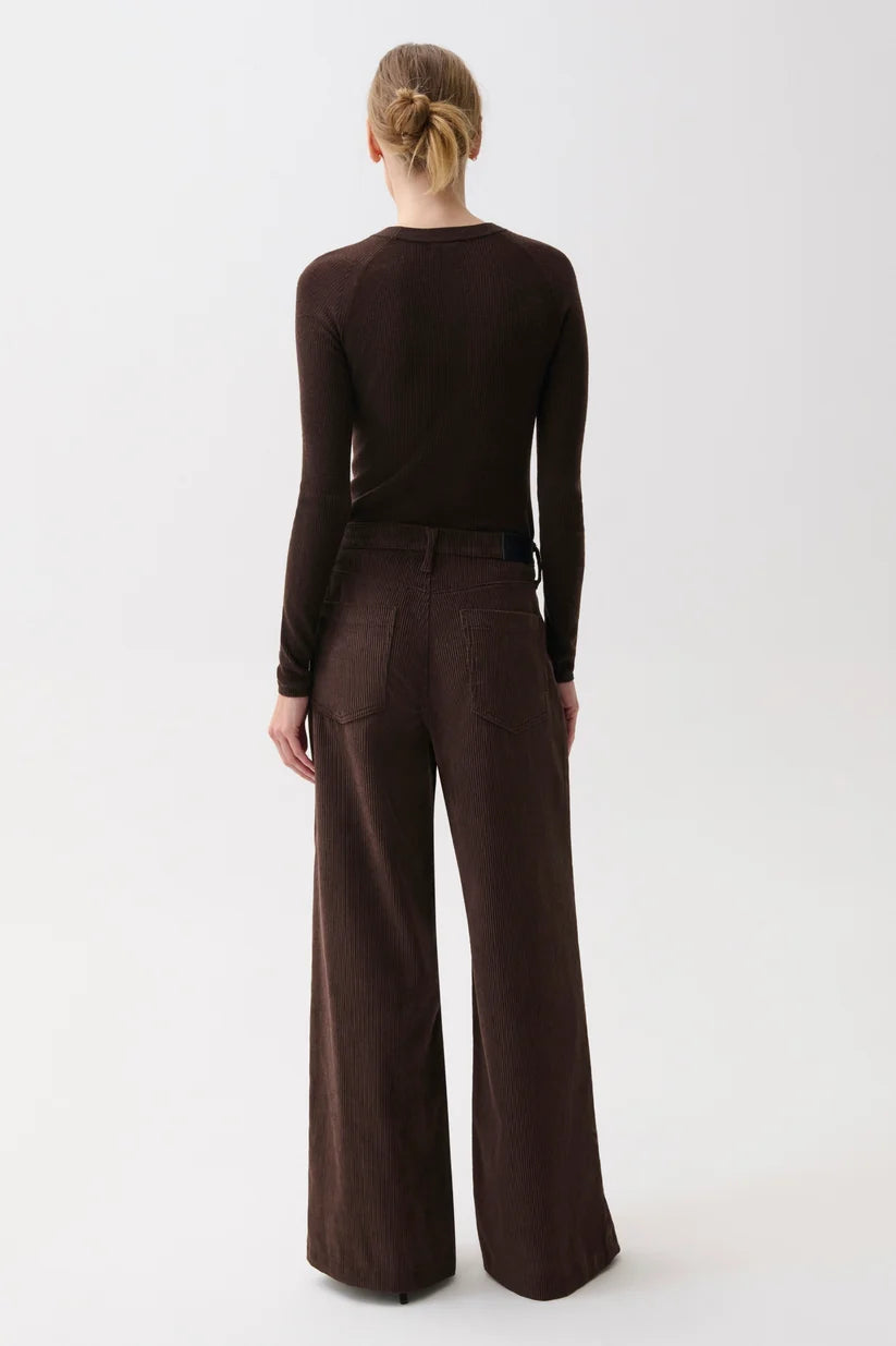 Jadyn Low Slung Palazzo - Mocha Bottoms Pistola