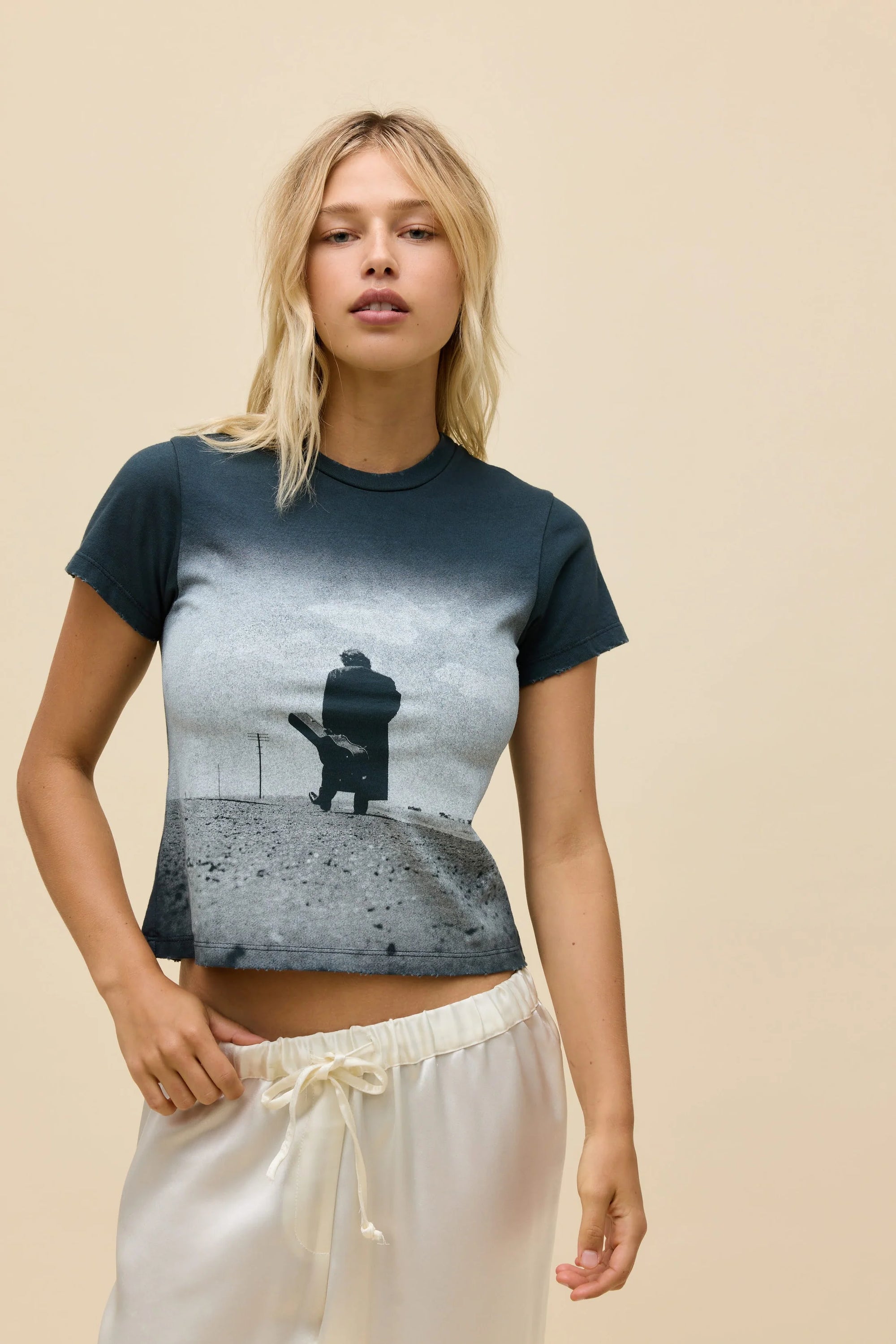 Johnny Cash Silhouette Vintage Tee