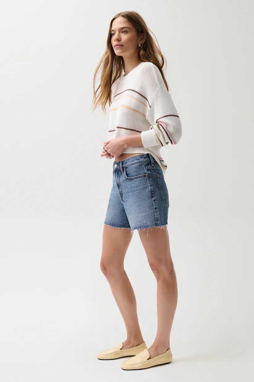 Kennedy Relaxed Mid Rise Cut Off - Cityscape Bottoms Pistola
