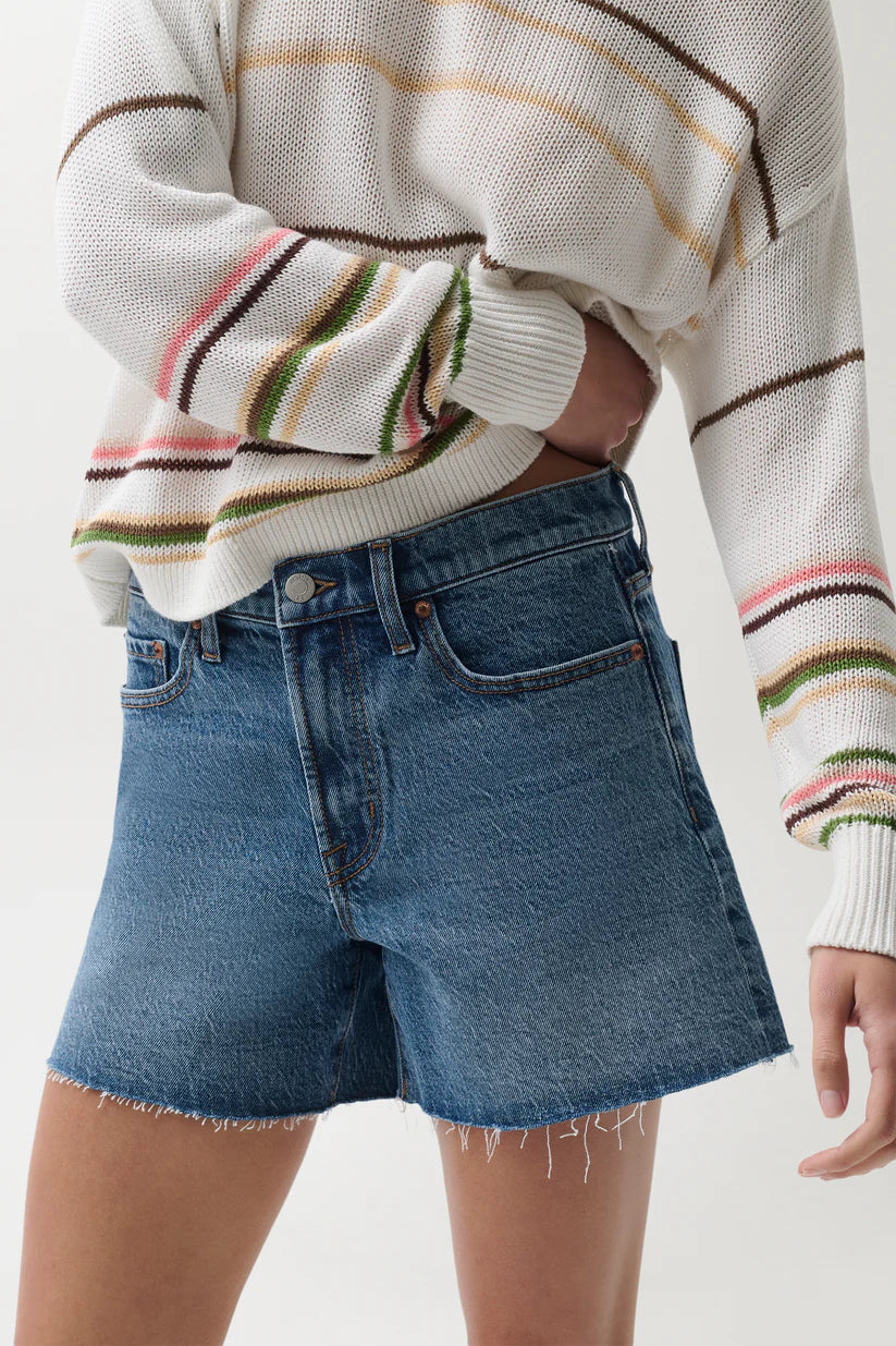 Kennedy Relaxed Mid Rise Cut Off - Cityscape Bottoms Pistola