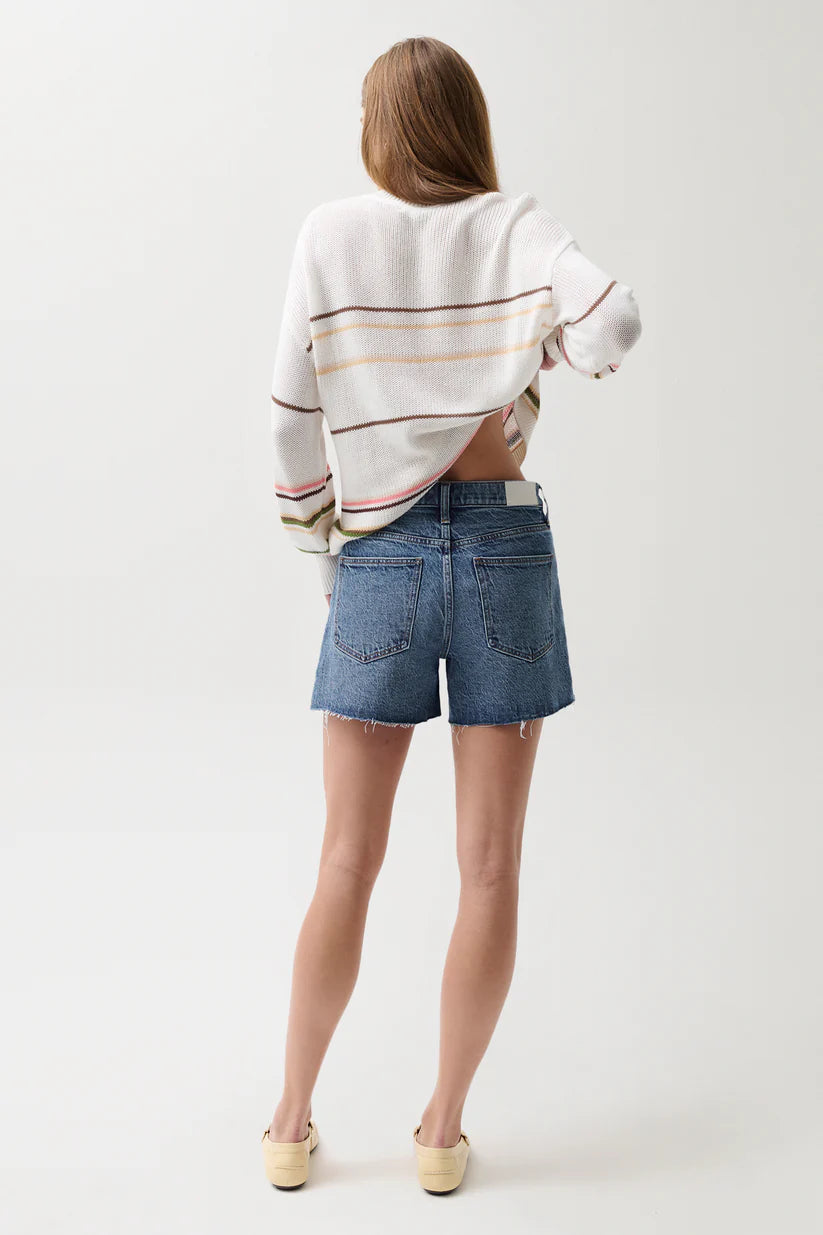 Kennedy Relaxed Mid Rise Cut Off - Cityscape Bottoms Pistola
