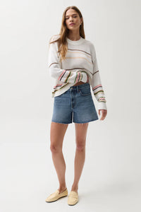 Kennedy Relaxed Mid Rise Cut Off - Cityscape Bottoms Pistola