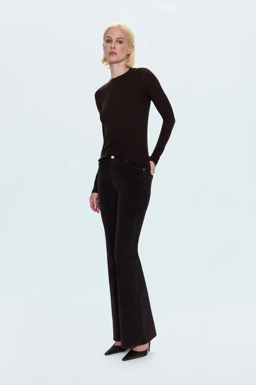 Kinsley Mid Rise Ultra Flare Bottoms Pistola