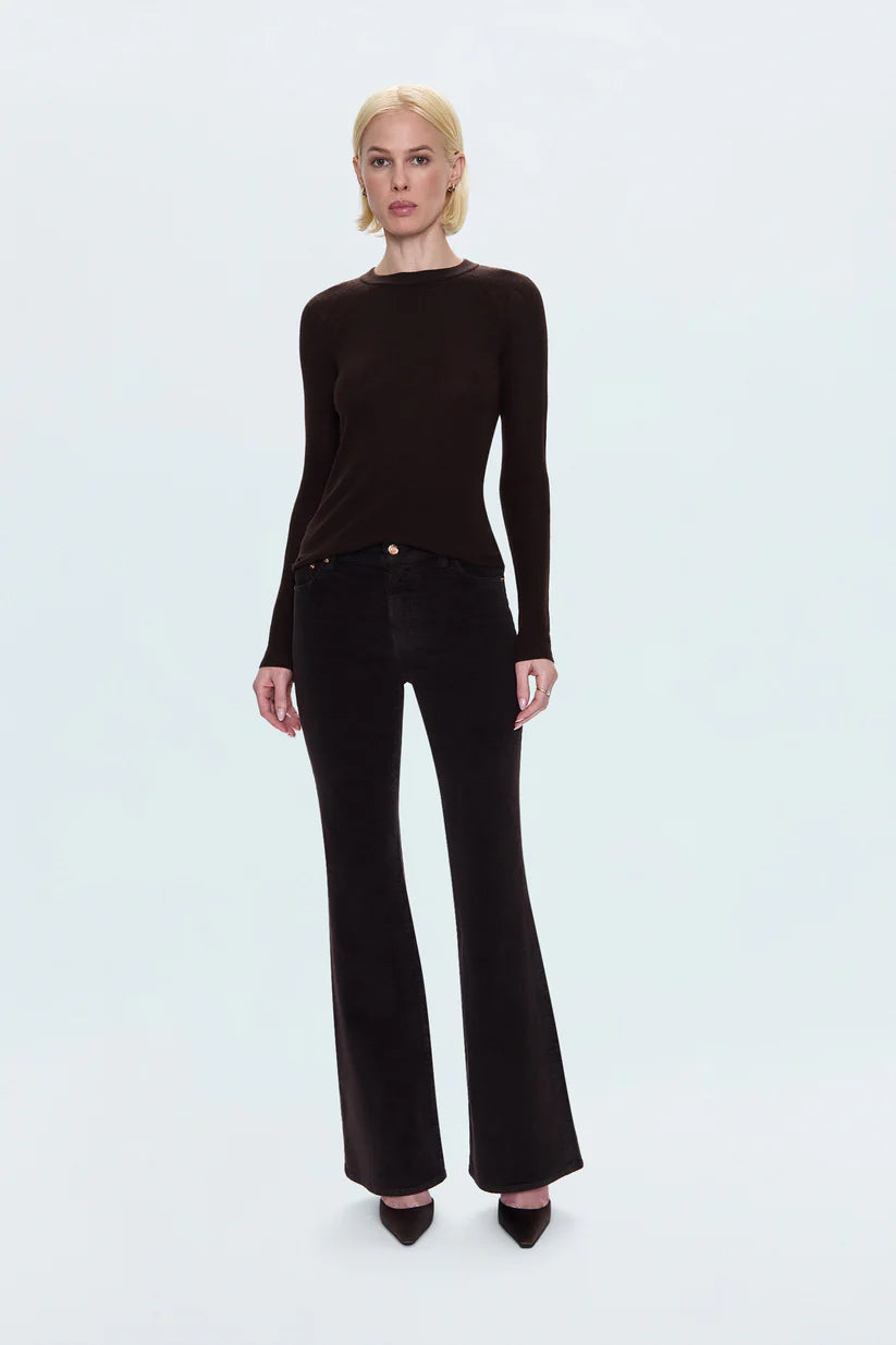 Kinsley Mid Rise Ultra Flare Bottoms Pistola