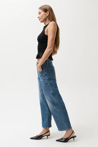 Kyra Ankle High Rise Bowed Ankle - Soho Bottoms Pistola