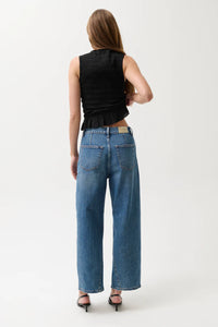 Kyra Ankle High Rise Bowed Ankle - Soho Bottoms Pistola