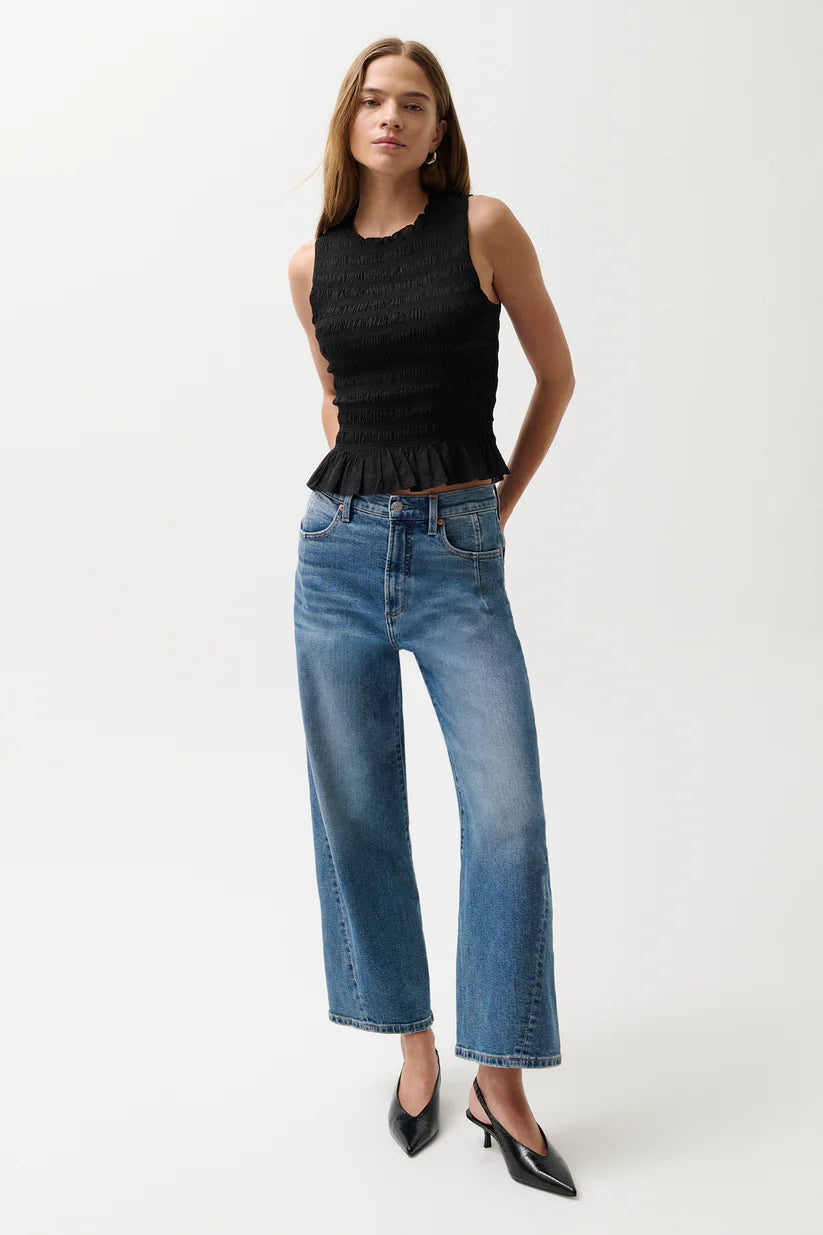 Kyra Ankle High Rise Bowed Ankle - Soho Bottoms Pistola