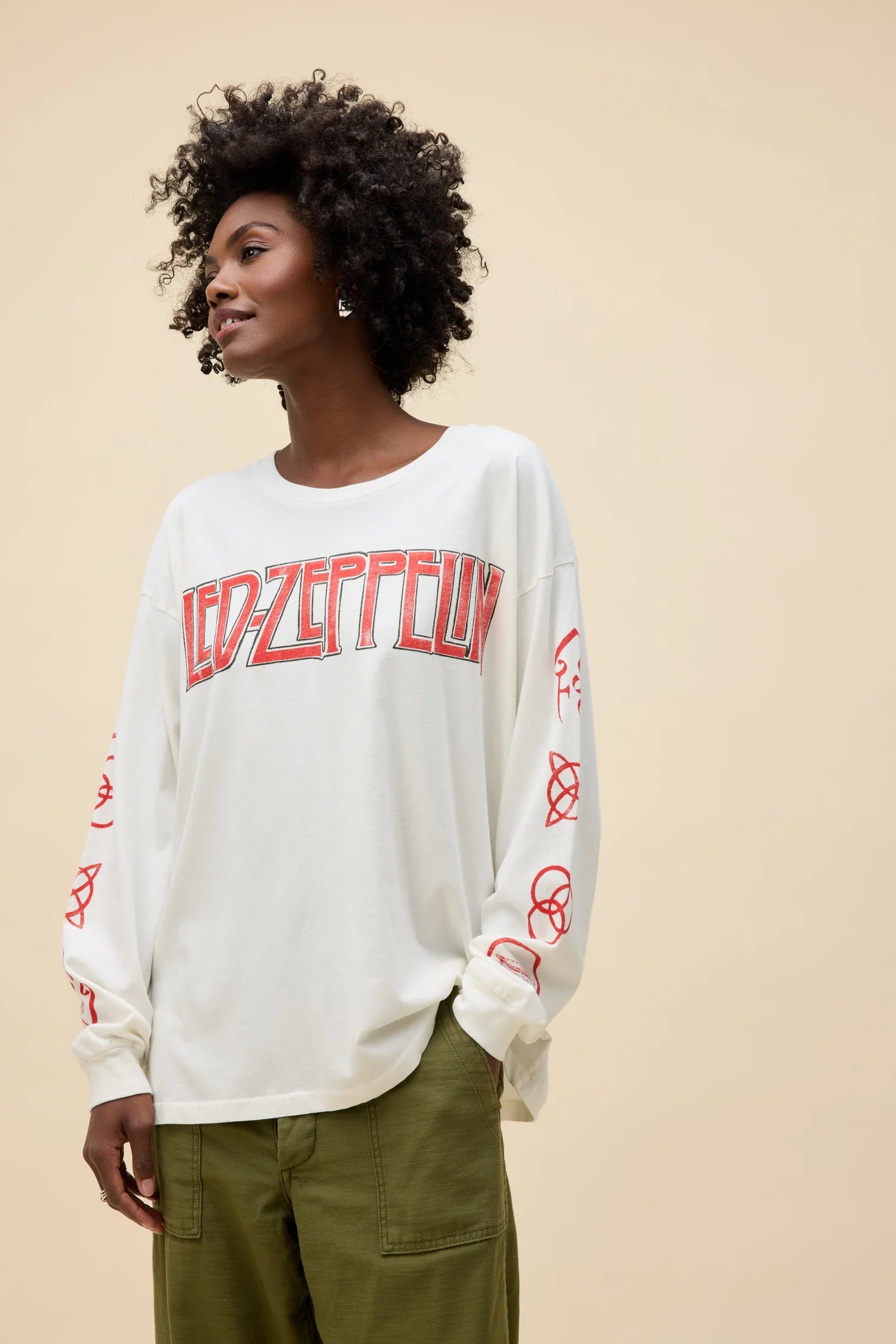 Led Zeppelin Four Symbols Merch Long Sleeve