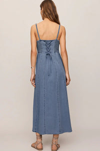 Leonora Indigo Midi Dress Dresses Z Supply