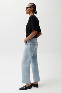 Lexi Mid Rise Bowed Straight - Dolce Vita Vintage Bottoms Pistola