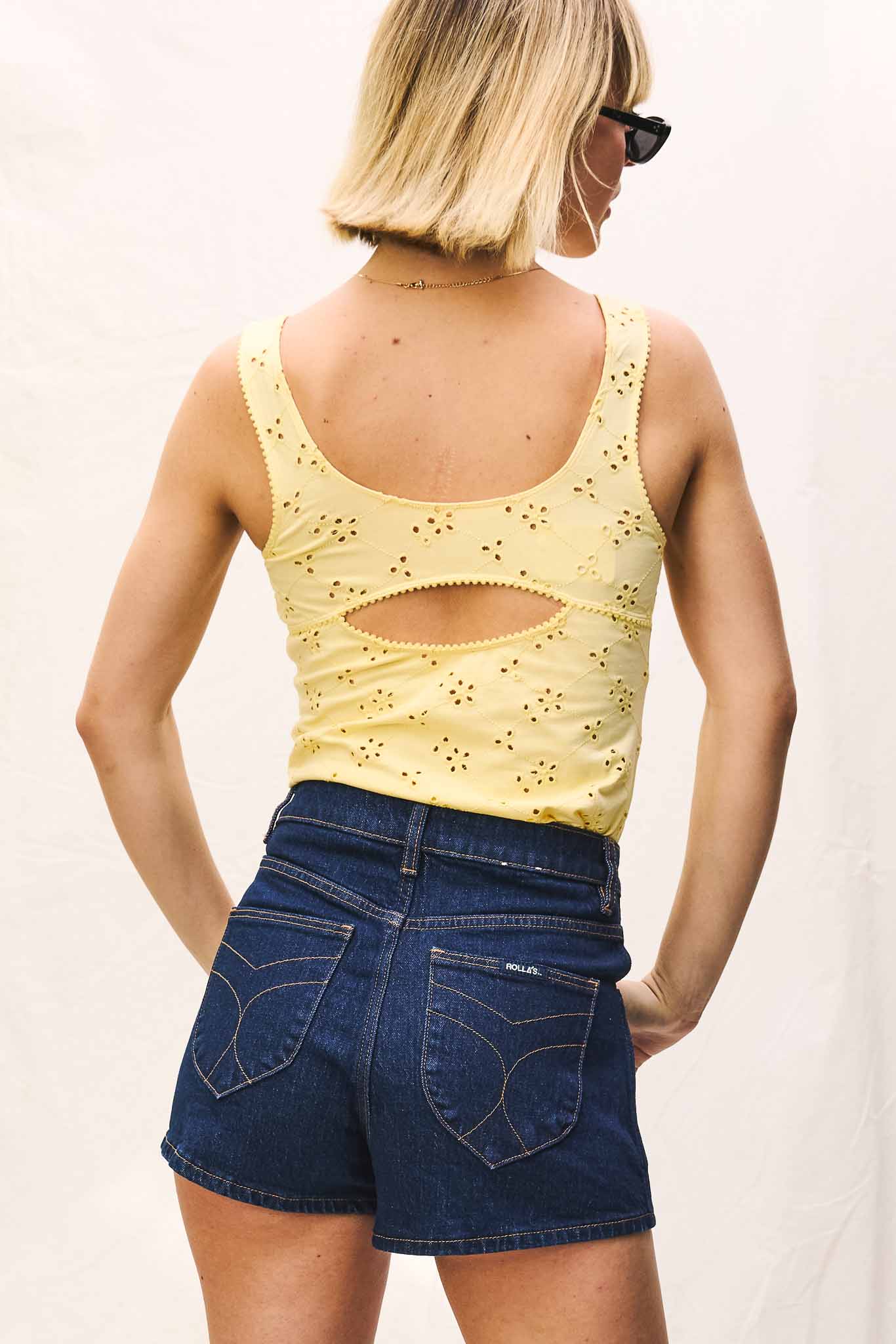 Full Bloom Eyelet Cami Tops Free People
