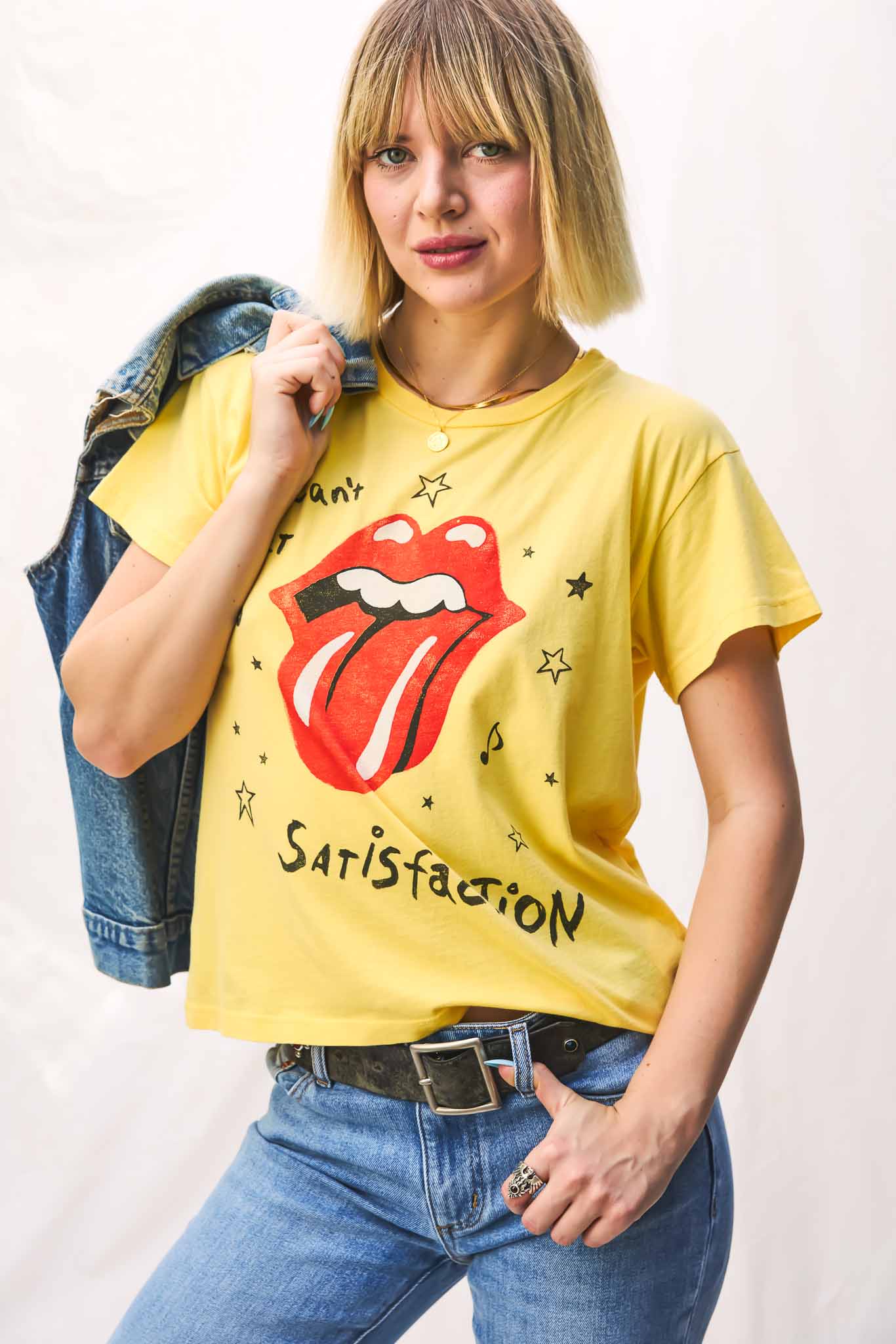 Rolling Stones Satisfaction Doodles Solo Tee Tops Daydreamer