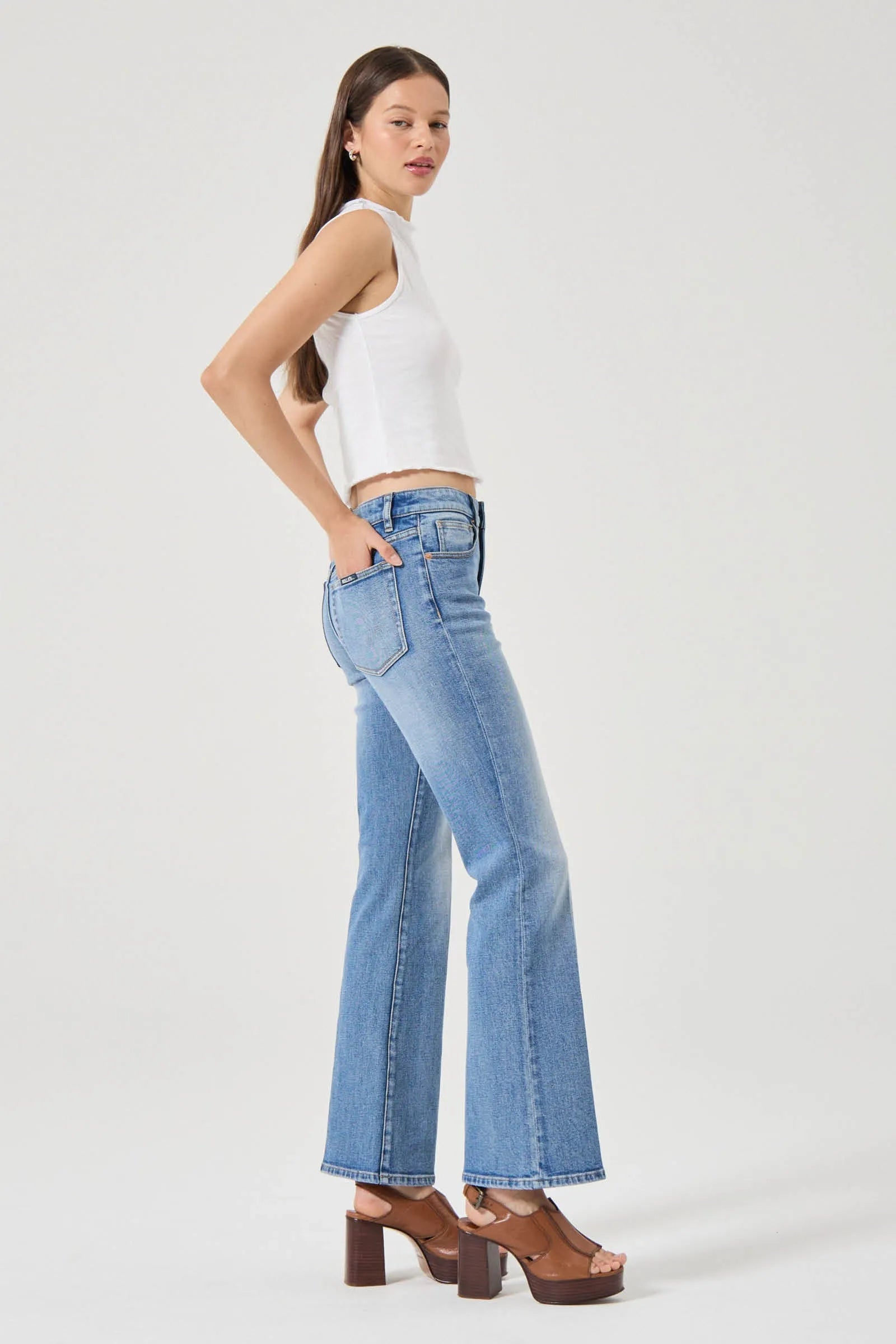 Midtown Boot - Iris Blue Bottoms Rolla's