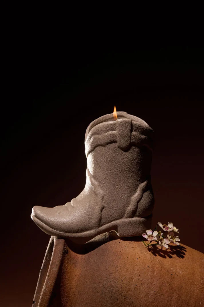 Nashville Ceramic Boot Candle