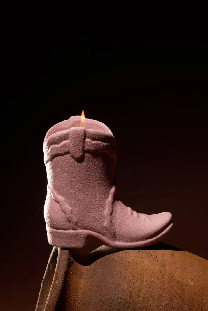 Nashville Ceramic Boot Candle
