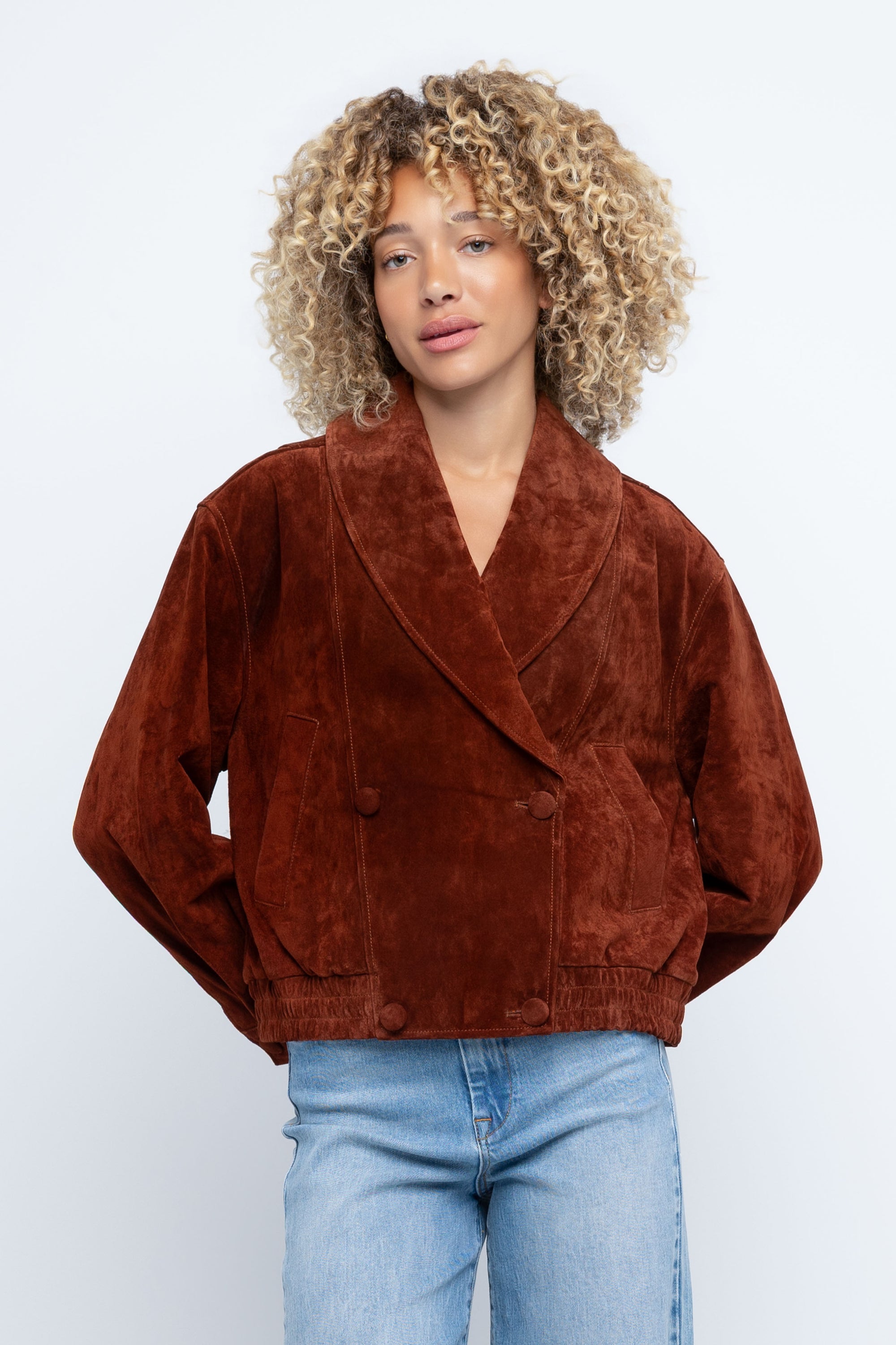 Root Beer Suede Jacket