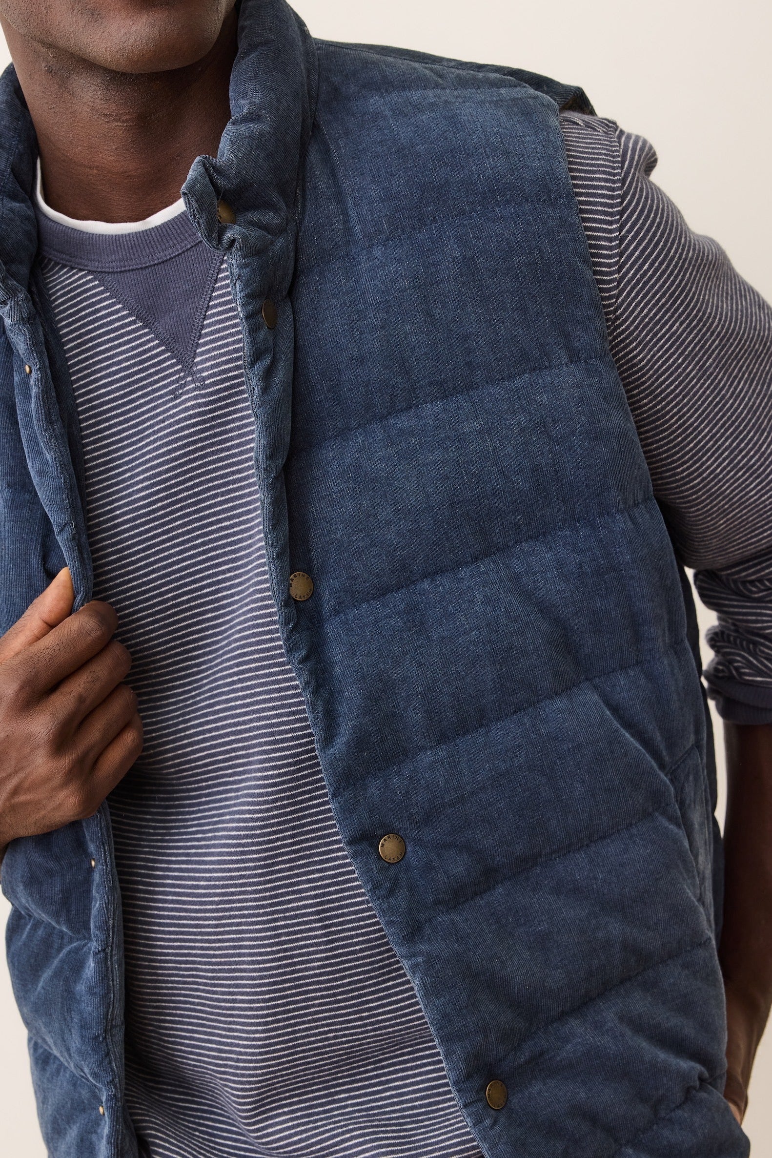 Palisades Cord Puffer Vest