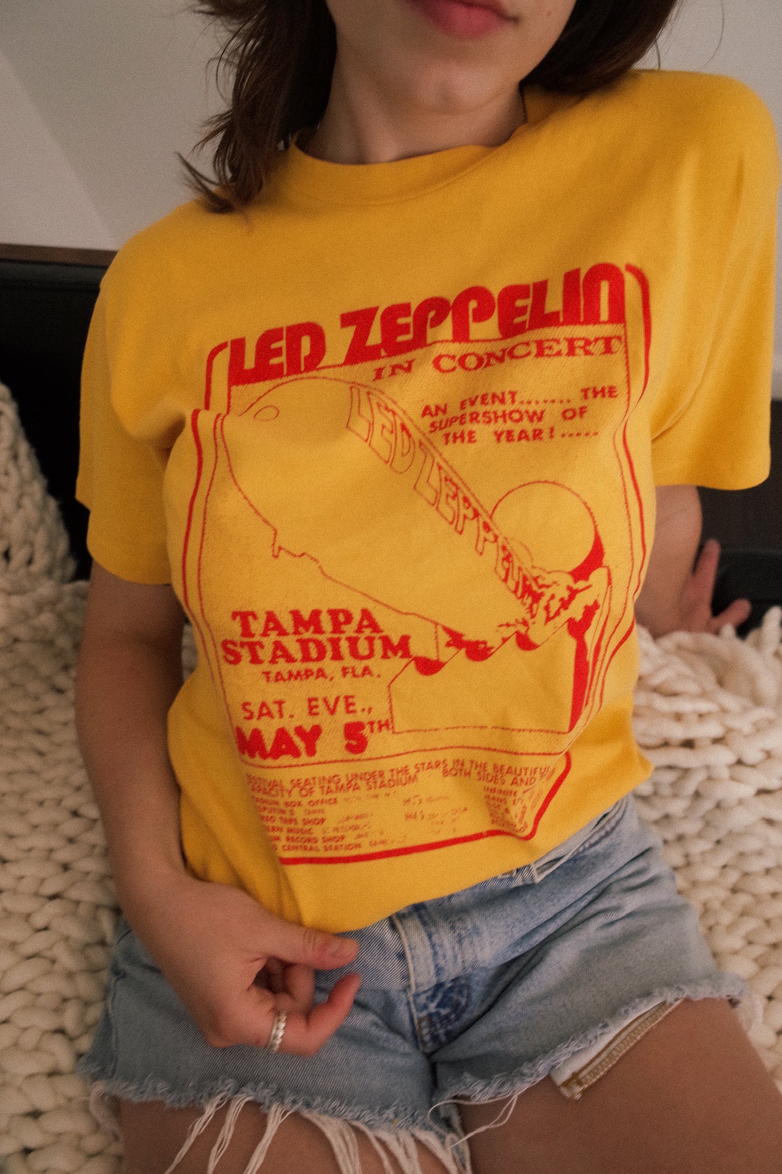 Led Zeppelin Tampa Stadium Weekend Tee - The Canyon