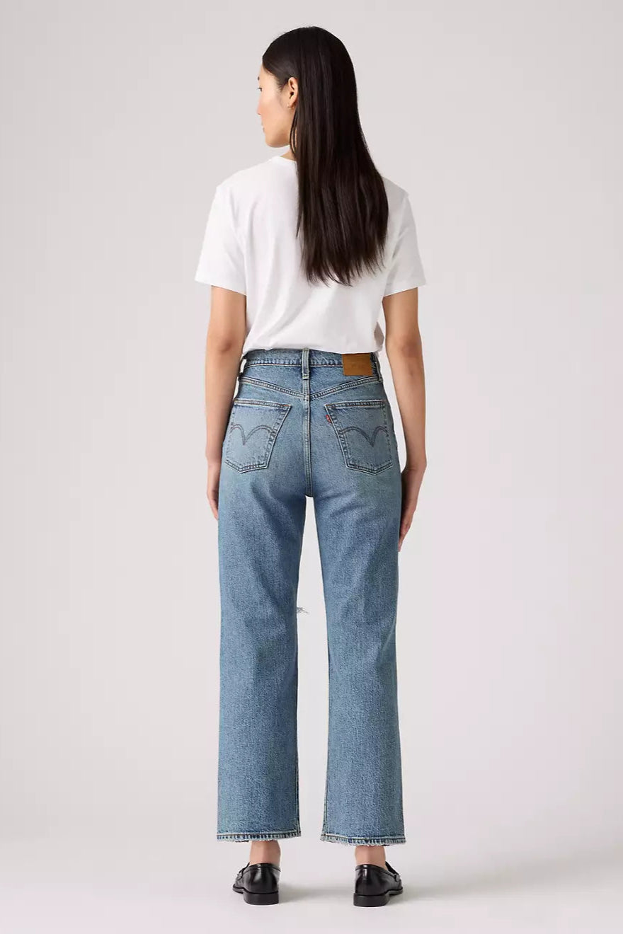 Ribcage Straight Ankle - Queen Mother Bottoms Levi's