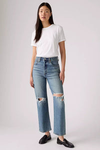 Ribcage Straight Ankle - Queen Mother Bottoms Levi's