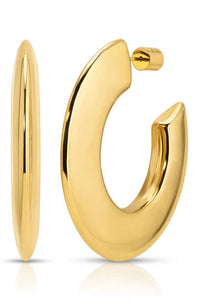 Rosalia Hoop Earring 18kt Gold Plated Jewelry Jurate