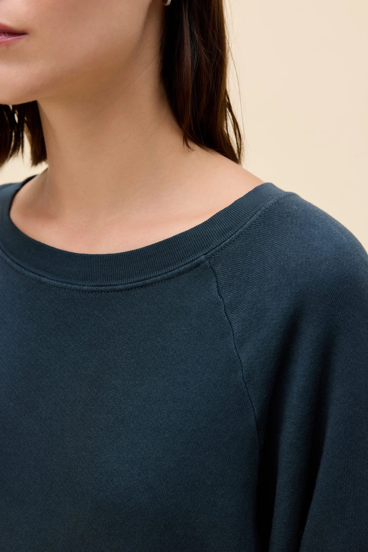 Solid Vintage Raglan Sweatshirt Sweaters Daydreamer