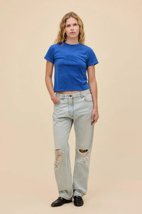 Solid Burnout Vintage Tee Tops Daydreamer