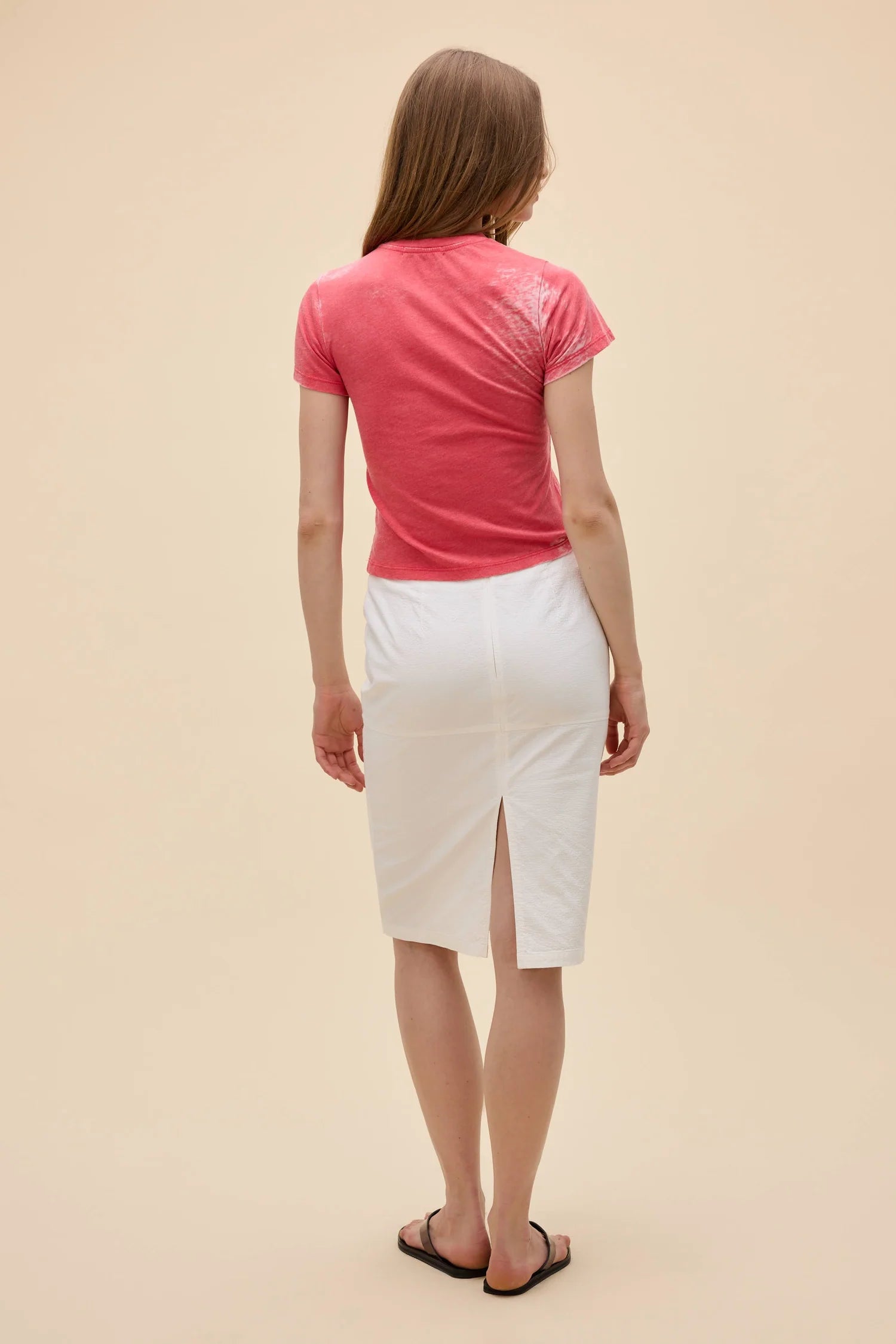 Solid Burnout Vintage Tee Tops Daydreamer