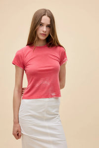 Solid Burnout Vintage Tee Tops Daydreamer