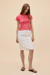 Solid Burnout Vintage Tee Tops Daydreamer