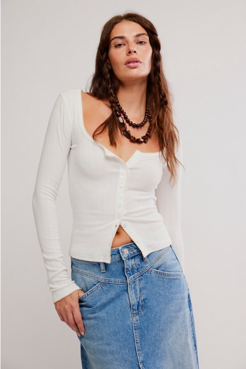 End Game Pointelle Tops Free People