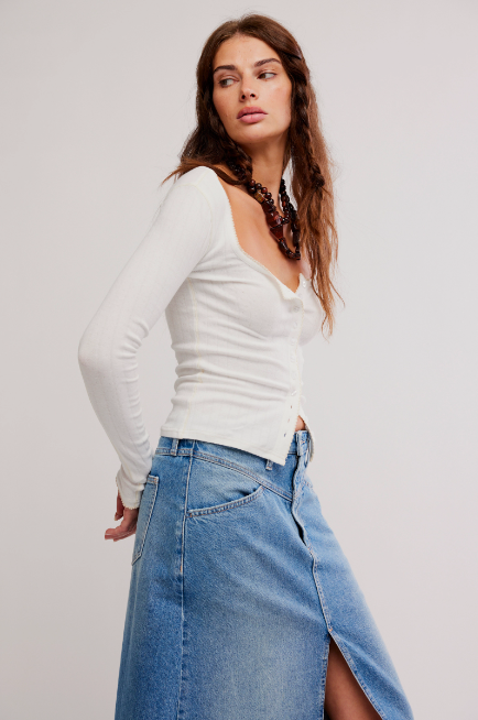 End Game Pointelle Tops Free People