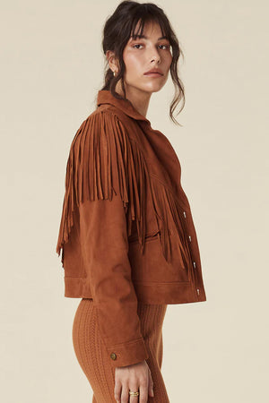 Rider Suede Tassel Jacket - The Canyon