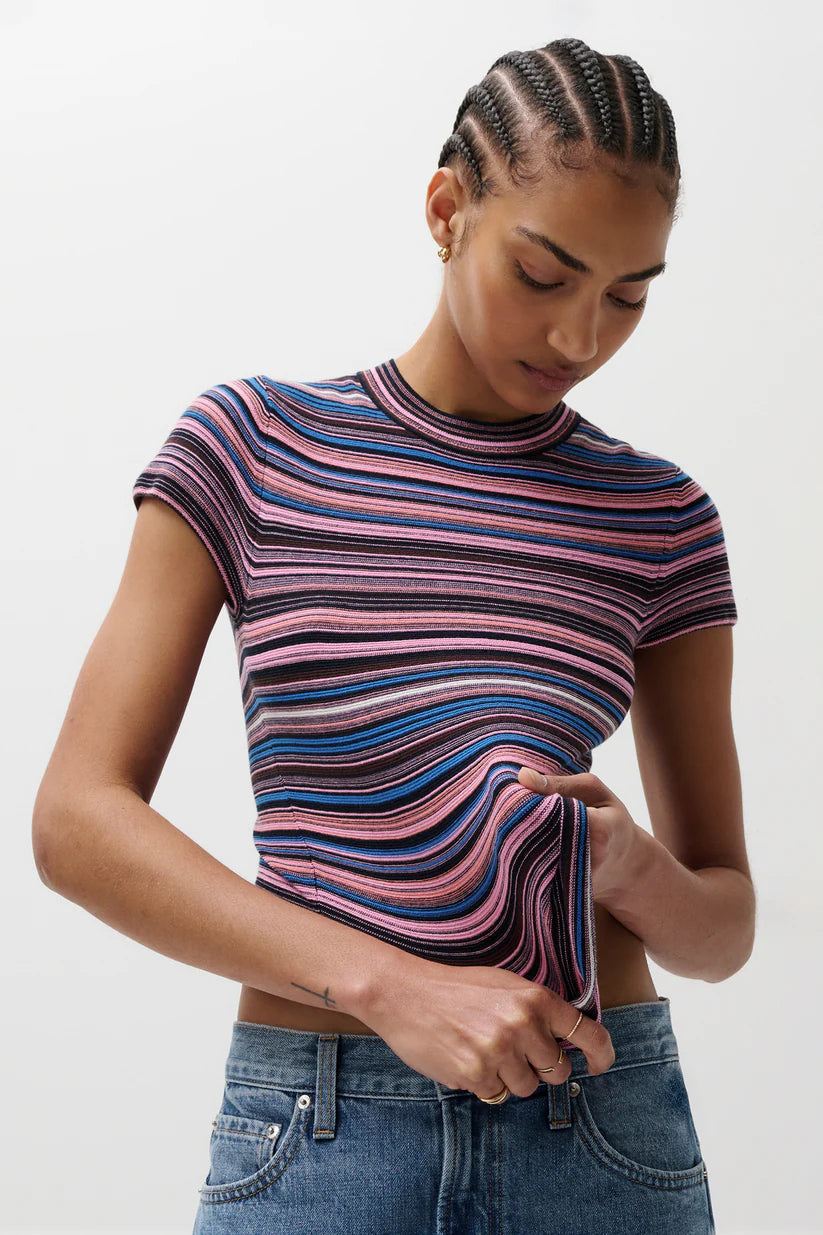 Selene Short Sleeve Sweater Tee
