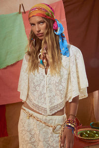 Free Love Lace Crop Tops Spell