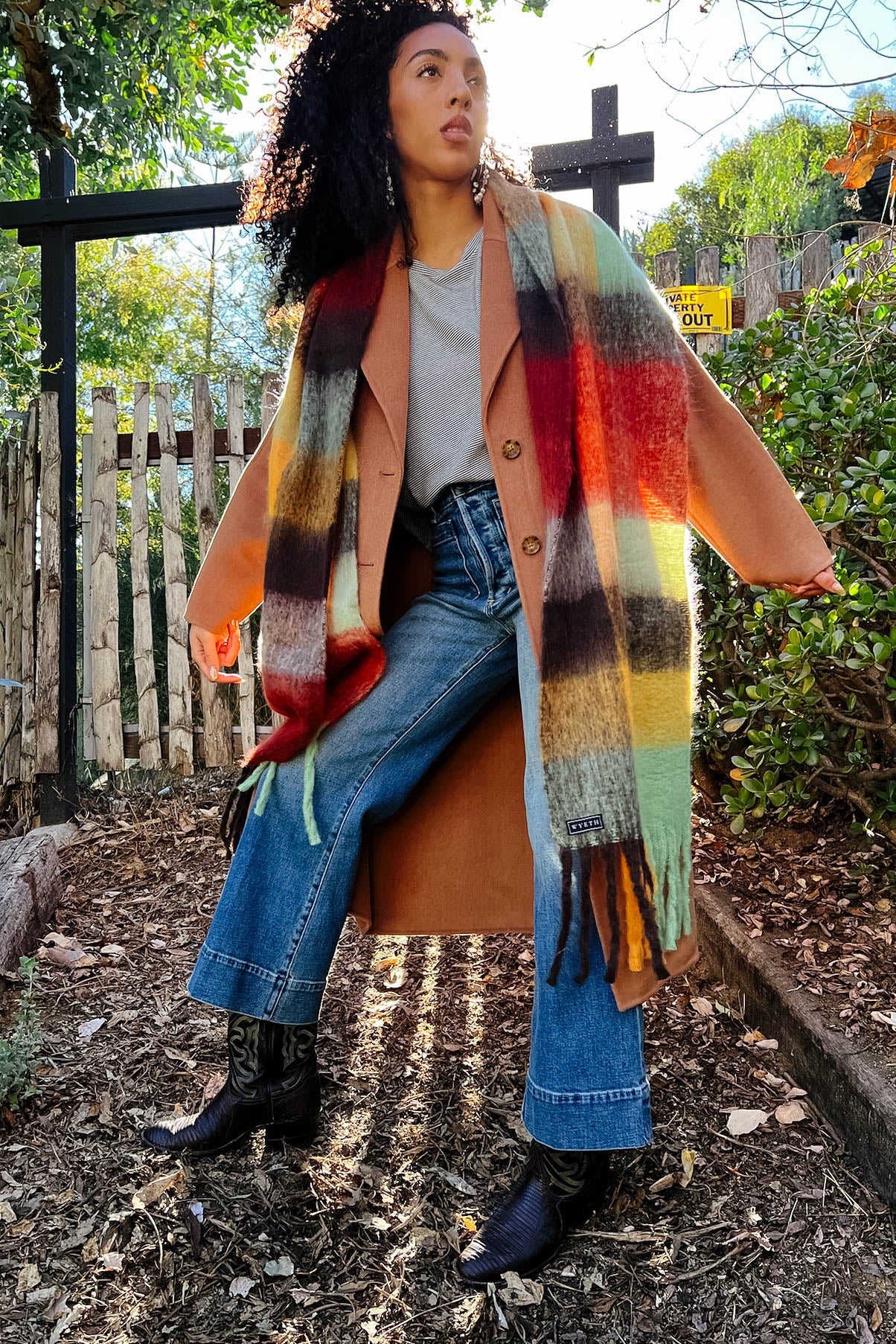 Colette Longline Coat - Camel