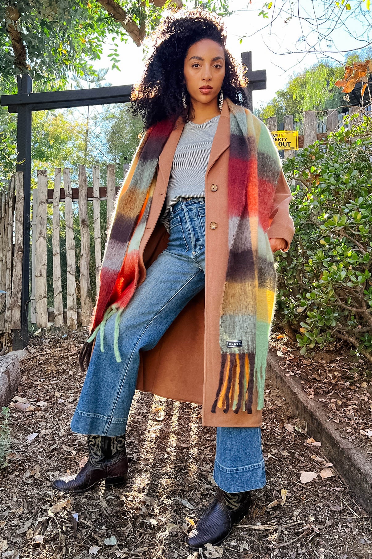 Colette Longline Coat - Camel