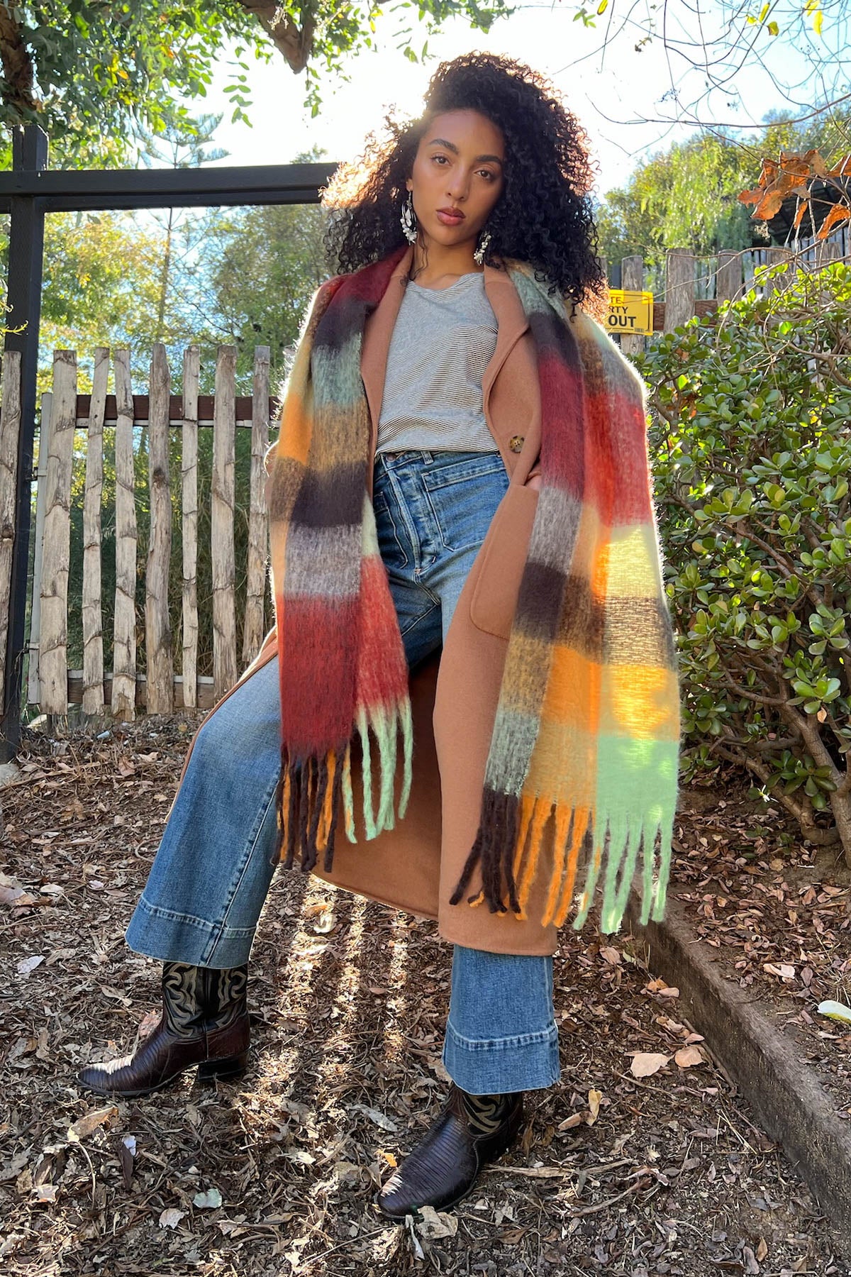 Colette Longline Coat - Camel