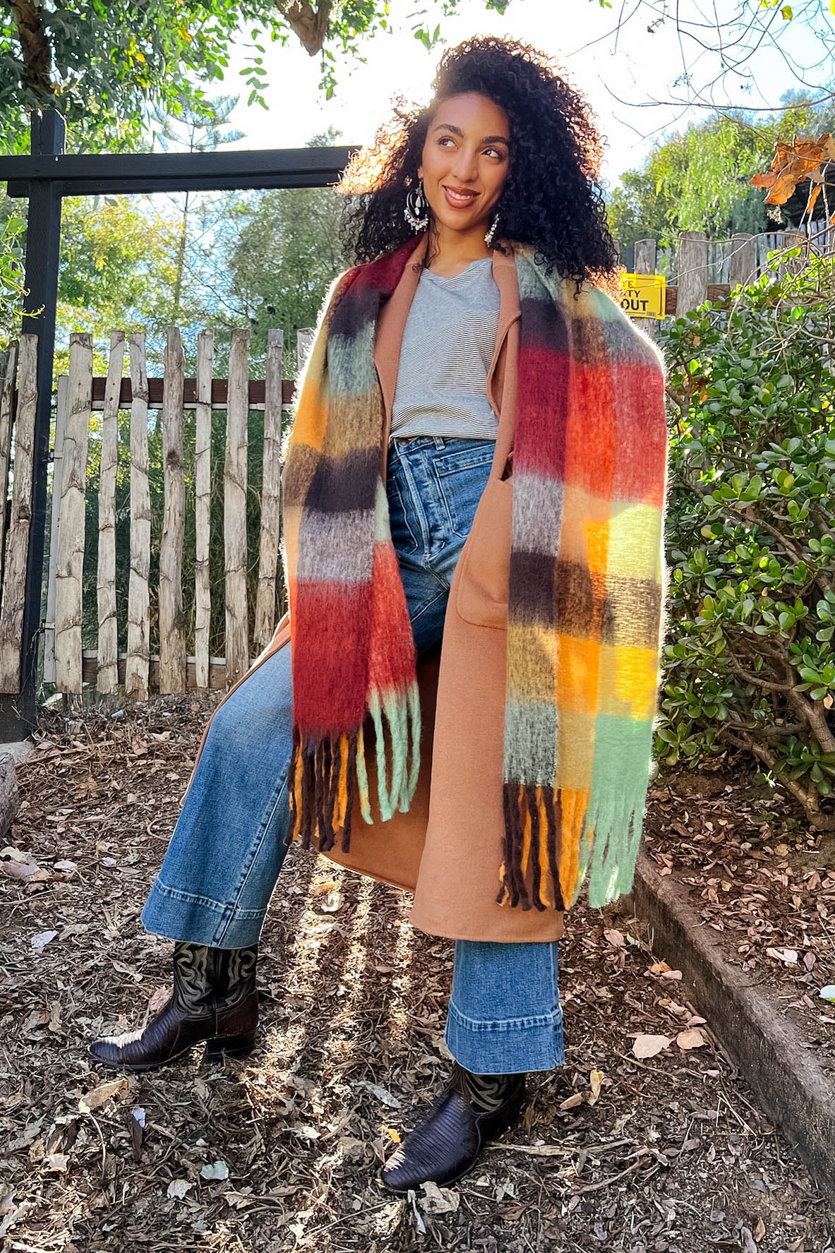 Colette Longline Coat - Camel