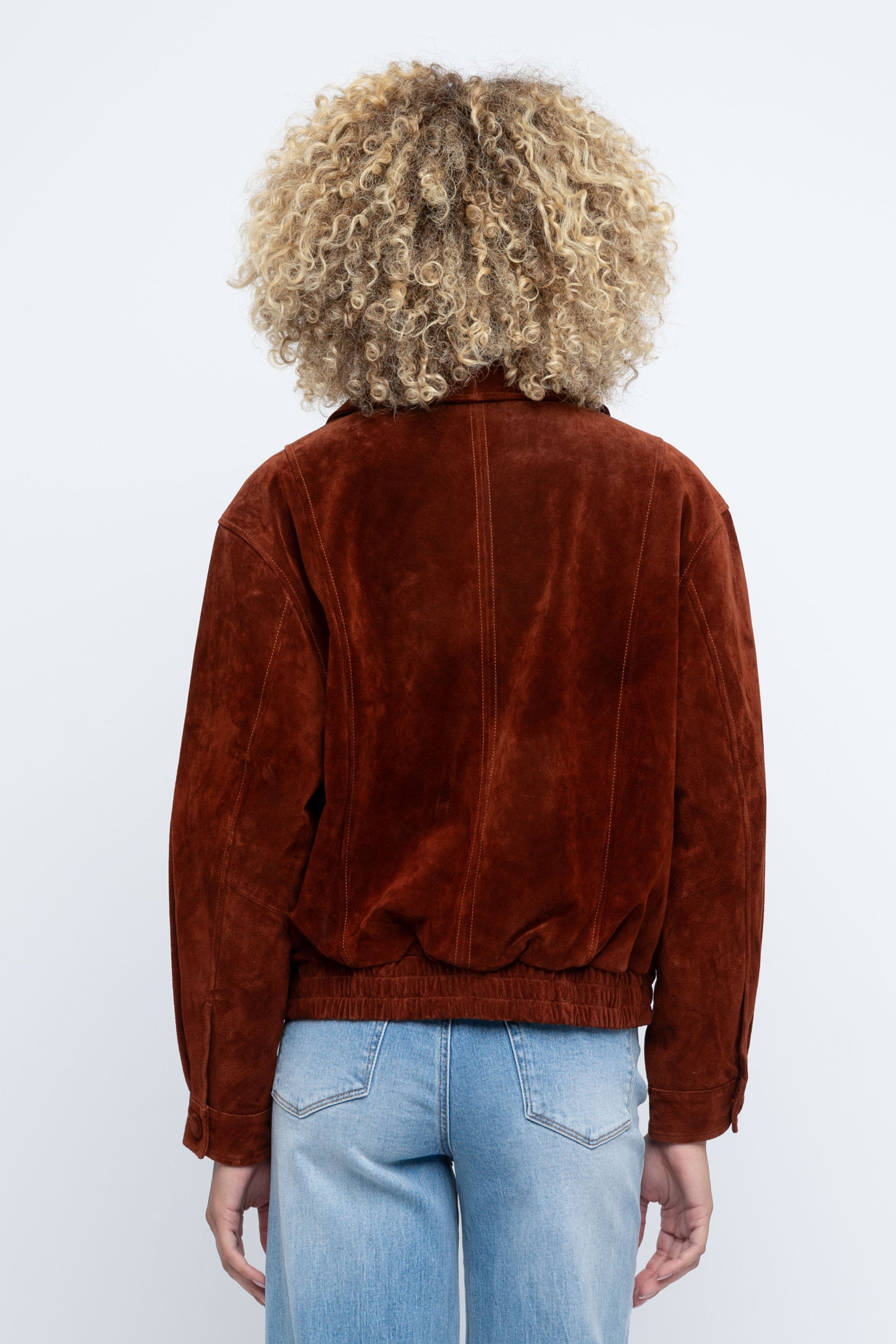Root Beer Suede Jacket