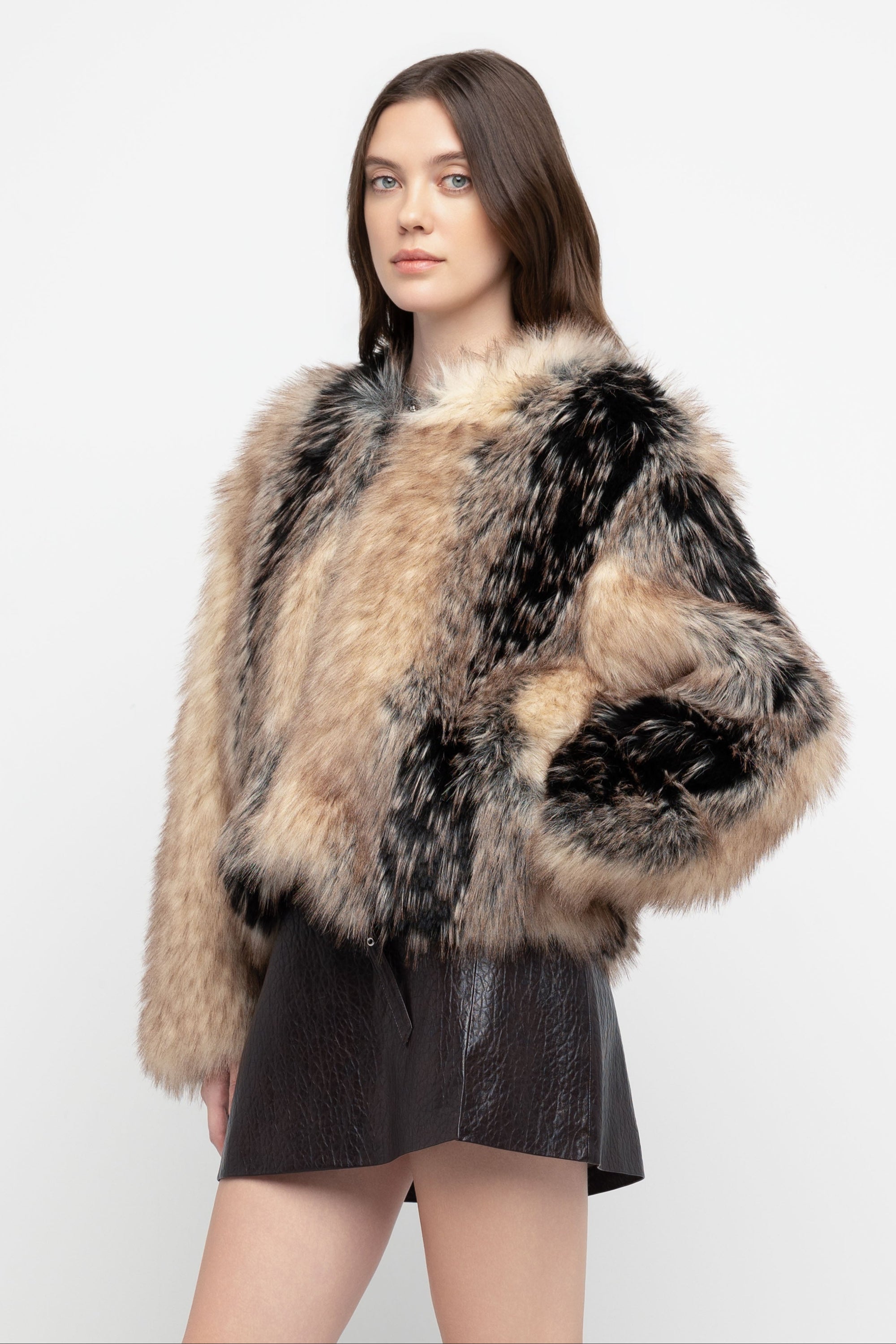 Starry Eyed Love Jacket - Faux Fur