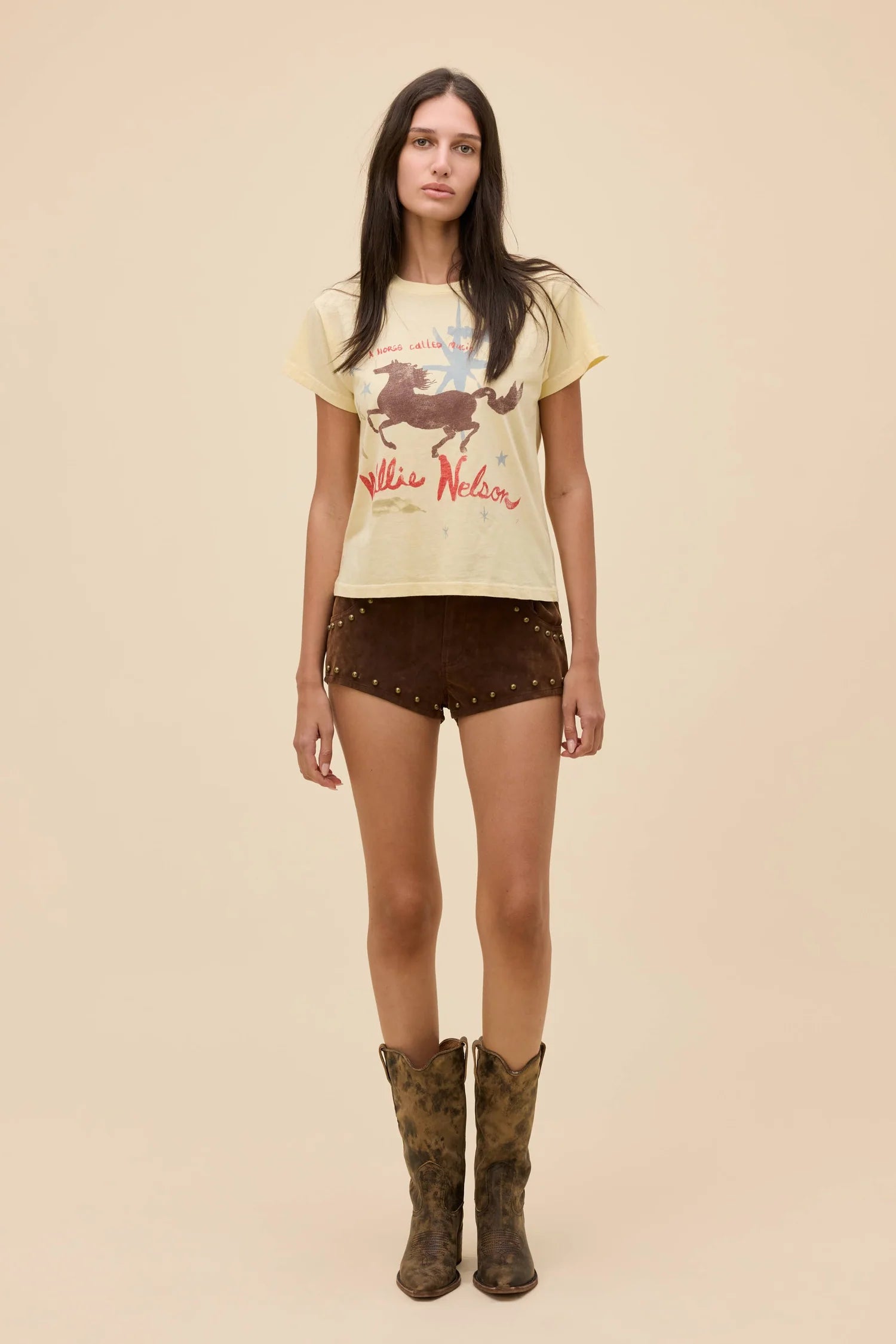 Willie Nelson Horse Called Music Solo Tee Tops Daydreamer