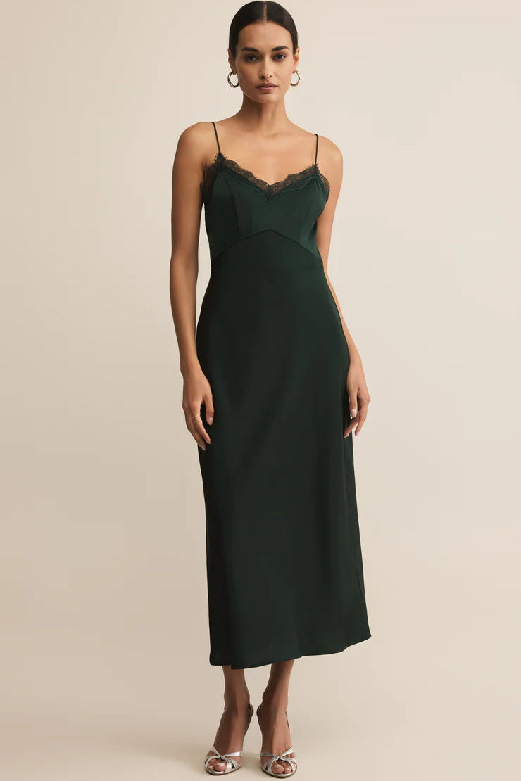 After Hours Midi Dress - Garland Green