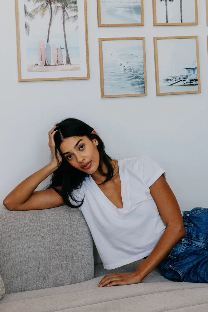 Alanis V Neck Tee