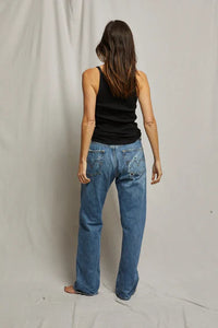 Annie Ribbed Tank Tops Perfect White Tee