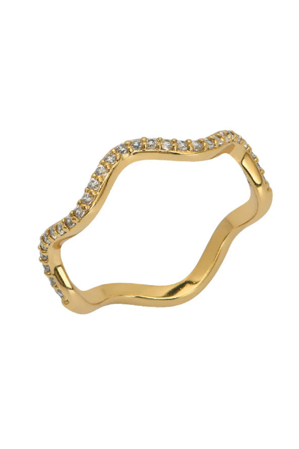 Bel Air Gold Plated Brass Ring Jewelry Jurate