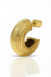 Big Jerry Hoop Earring 14kt Gold Plated Jewelry Jurate