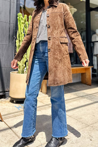 Black Coffee Suede Jacket Outerwear Blank NYC